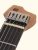 HILS HN3 Headless Electric Guitar - Satin Metallic Deep Purple