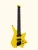 HILS HZ7 Mutiscale 7 String Satin Honey Yellow Headless Electric Guitar
