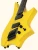 HILS HZ7 Mutiscale 7 String Satin Honey Yellow Headless Electric Guitar