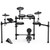 NU-X DM-210 electronic drum kit with all-mesh drum heads, independent kick tower and Bluetooth drum module.