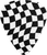 Fender Wavy Checkerboard 351 medium celluloid guitar picks 8 pack.