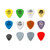 Dunlop Recording Pick Variety Pack containing 12 assorted guitar picks.