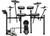 Roland TD-07KV2 five-piece electronic drum kit with 10-inch snare and floor tom, two crash cymbals, TD-07 module and KD-10 kick pad.
