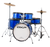 DXP TXJ7MBL Junior Series 5 Piece Drum Kit Midnight Blue