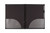 Black choir folder with elastic music retention cords