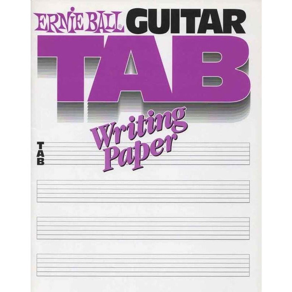 ERNIE BALL | Guitar Tab Writing Paper