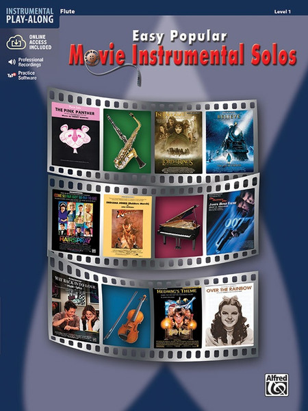 Easy Popular Movie Instrumental Solos - Flute Book & Online Audio/Software