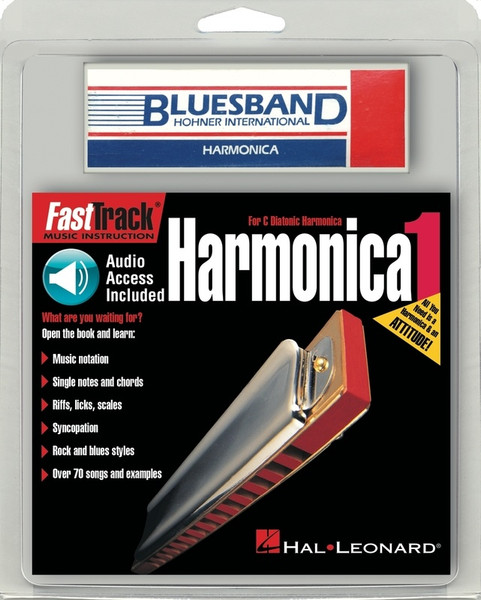 Fasttrack Mini Harmonica Pack Book/OLA/Harmonica