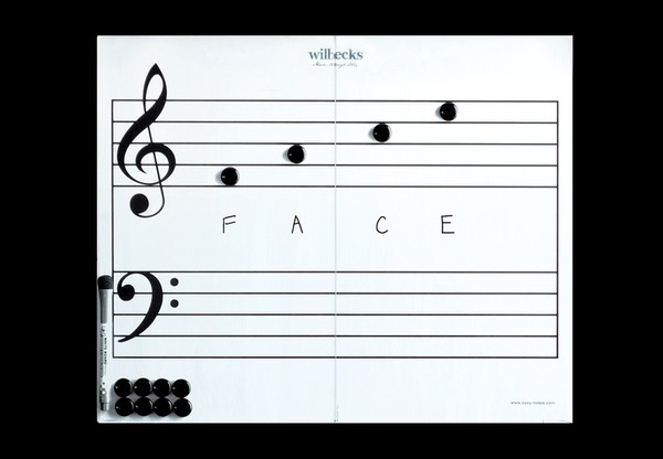 Wilbecks Magnetic Stave Whiteboard Large