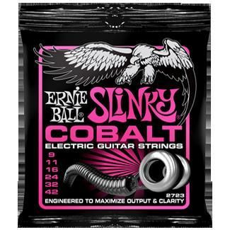 Ernie Ball Super Slinky Cobalt Electric Guitar Strings 9-42 Gauge