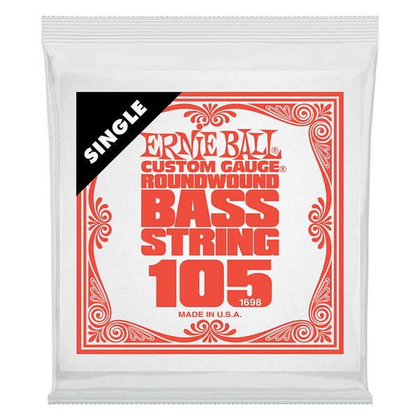 Ernie Ball .105 Nickel Wound Electric Bass String Single (E1698)