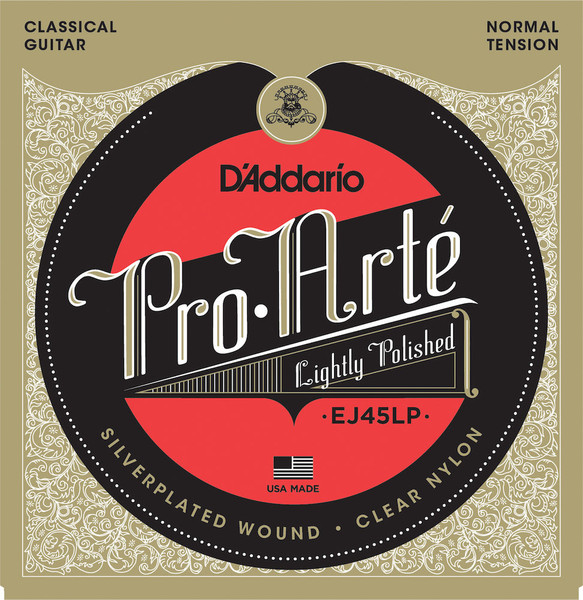 D'Addario EJ45LP Pro-Arte Lightly Polished Composite Classical Guitar Strings - Normal Tension