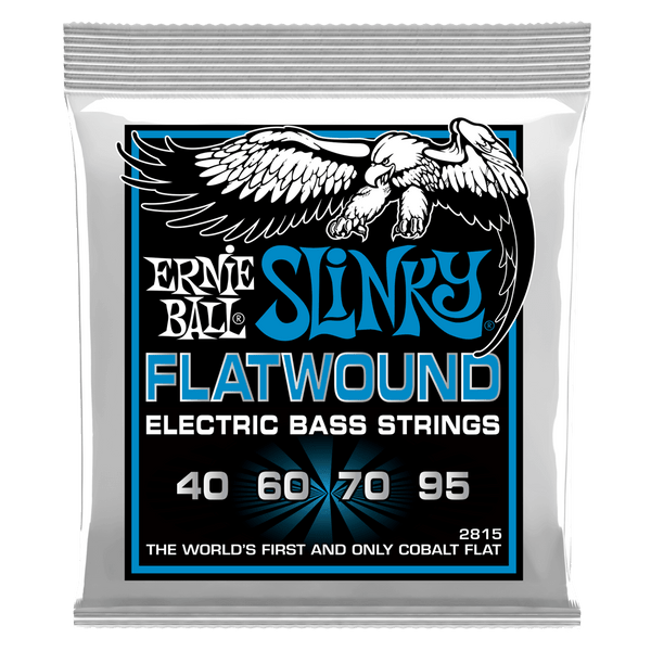 Ernie Ball Extra Slinky Flatwound Electric Bass String 40-95 Gauge