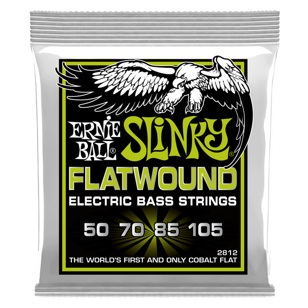 Ernie Ball Regular Slinky Flatwound Electric Bass Strings 50-105 Gauge