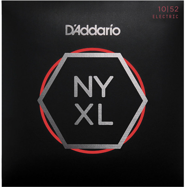 D'Addario NYXL1052 Nickel Wound Electric Guitar Strings Light Top / Heavy Bottom 10-52 D'Addario NYXL1052 Nickel Wound Electric Guitar Strings Light Top / Heavy Bottom 10-52