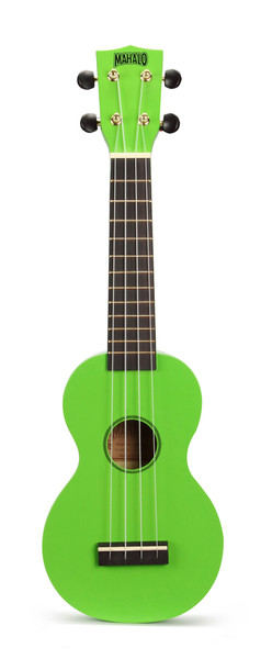 Mahalo MR1GN Rainbow Series Soprano Ukulele - Green