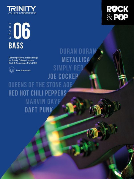 Trinity Rock & Pop Bass Grade 6 2018