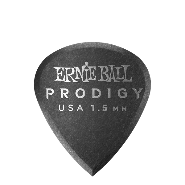 Ernie Ball Prodigy Picks Mini 1.5mm Black - 6 Pack