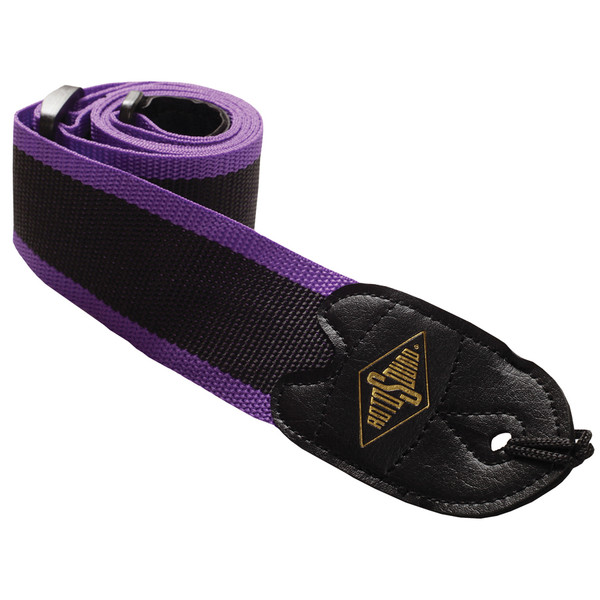 GUITAR STRAP LILAC STRIPE WEBBING