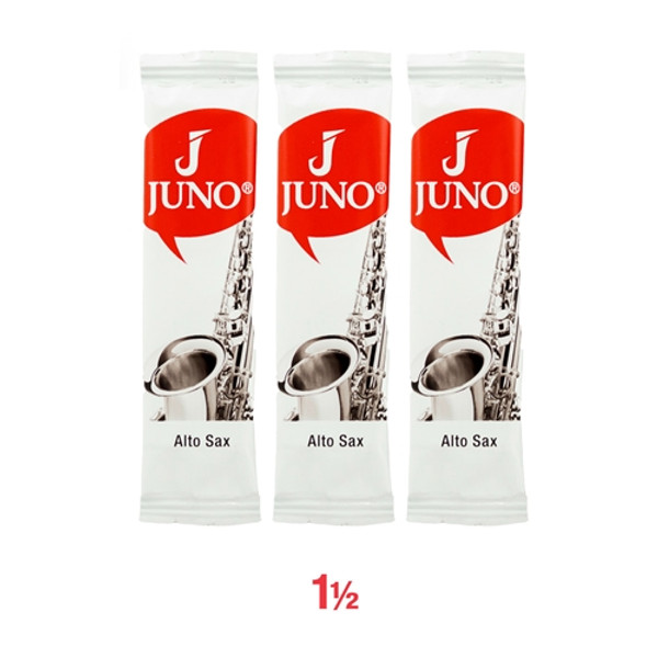 Vandoren Juno JSR6115/3 Alto Saxophone Reeds, 1.5 Strength - 3 Pack Thumbnail