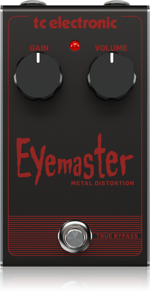 TC Electronics Eyemaster Metal Distortion Guitar Effects Pedal