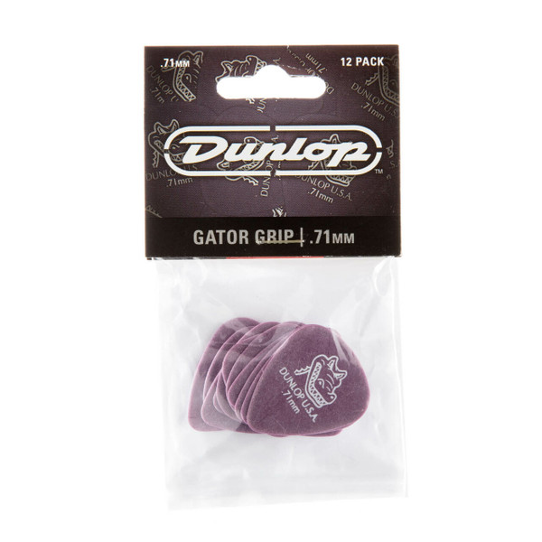 Dunlop Gator Grip .71MM Picks - 12 Pack