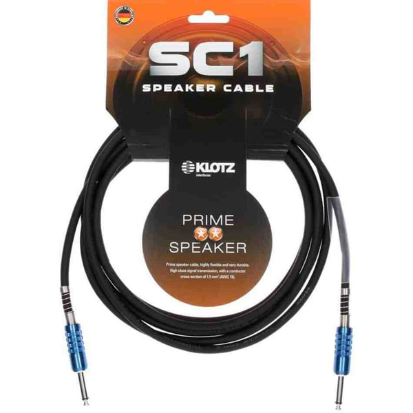 Klotz SC1 Speaker Cable 3ft/1m