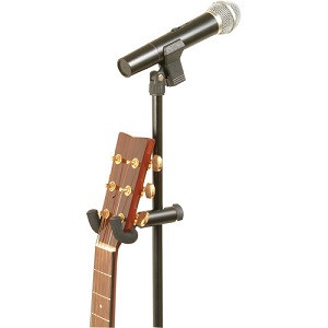 GUITAR and UKULELE HANGER FOR MIC STAND U- On Stage