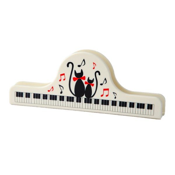 Pickboy Wide Clip - Piano Keys Twin Cats