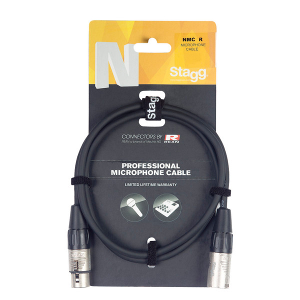 Stagg NMC3R Microphone Cable 3M 10ft- XLRF to XLRM DE