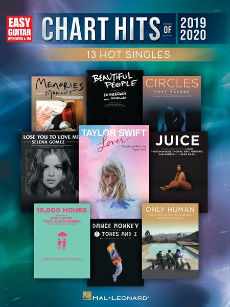Chart Hits Of 2019-2020 Easy Guitar Notes & Tab