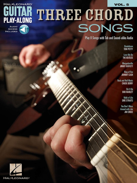 Three Chord Songs Guitar Playalong V5 Book/OLA