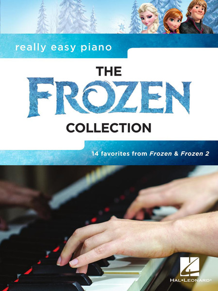 Really Easy Piano – The Frozen Collection songbook featuring easy piano arrangements with lyrics for Frozen and Frozen 2 songs including Let It Go, Into the Unknown, and Show Yourself. Really Easy Piano – The Frozen Collection songbook featuring easy piano arrangements with lyrics for Frozen and Frozen 2 songs including Let It Go, Into the Unknown, and Show Yourself.