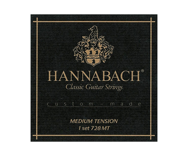 Hannabach Classical Guitar Strings 728MT Custom Made Medium Tension