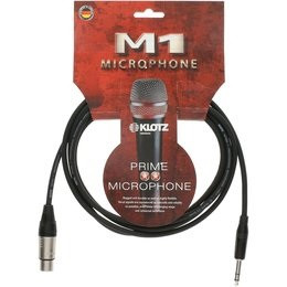 MICROPHONE CABLE M1 5M XLRF-1/4inch JACK Klotz-M1 Prime
