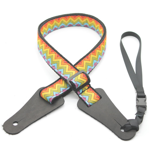 25UKPOLY-ZIG Bluegrass Poly Ukulele Strap DSL STRAPS