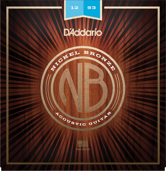 ACOUSTIC STRINGS 12-53 NICKEL BRONZE D'Addario