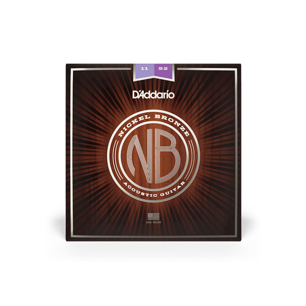 D'Addario Custom Light Acoustic String Set 11-52 (NB1152)