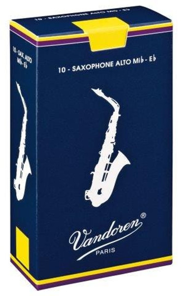 Vandoren Traditional Alto Saxophone Reeds 2.0 - Box of 10