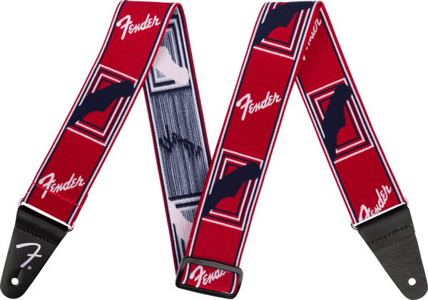 Fender Weightless Guitar Strap - Red