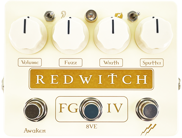 Red Witch Fuzz God IV Guitar Effects Pedal