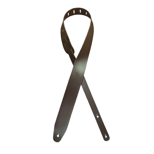 Colonial Leather Guitar Strap Brown Leather Adjust