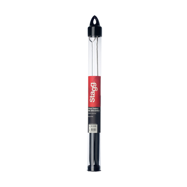 Stagg Telescopic Wire Brushes w/ Rubber Handle