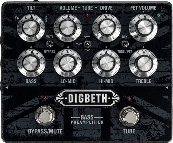 DIGBETH DB-PRE Bass Guitar Pre Amplifier Pedal