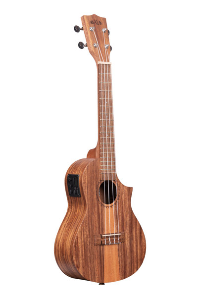 Kala Teak Tri-Top Concert Ukulele w/ Cutaway & EQ (KA-TK-C-CE)