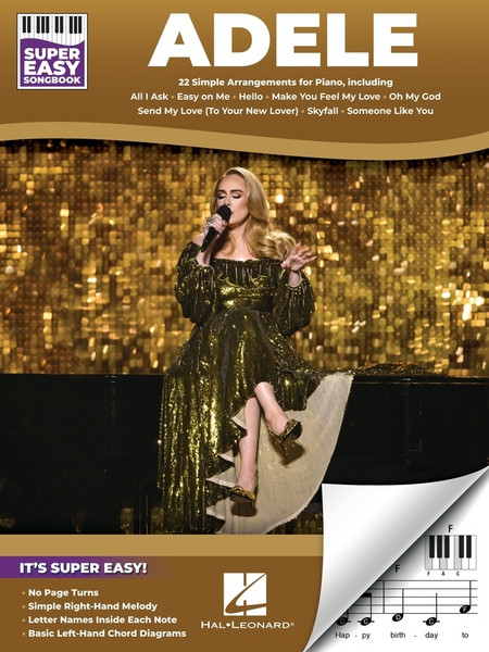 Adele - Super Easy Songbook Piano & Keyboard