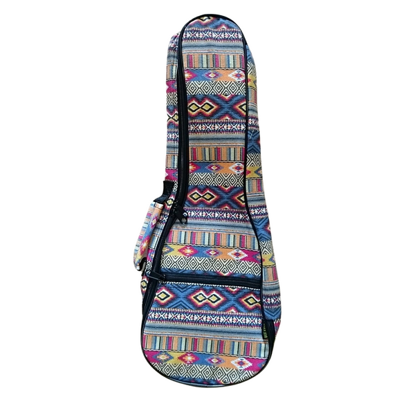 Pukanala Gig Bag Soprano Ukulele - Pattern 5 PU-UB02-N5-S front