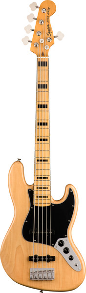 SQUIER Classic Vibe '70s Jazz Bass V - Natural- Front