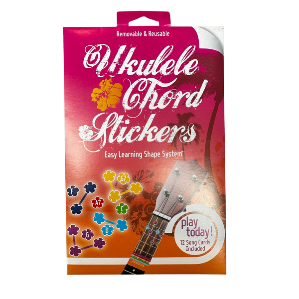 Chord Stickers for Ukulele