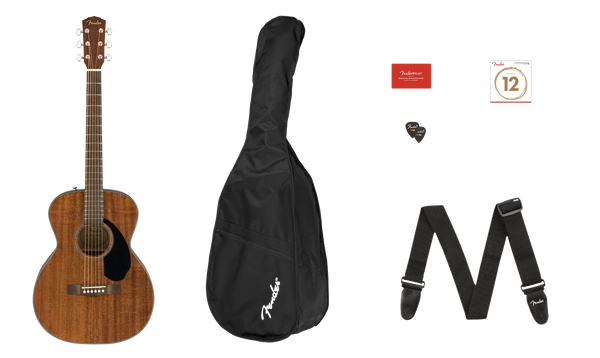 Fender CC-60S Concert Pack V2 All-Mahogany | Everything you need to start playing